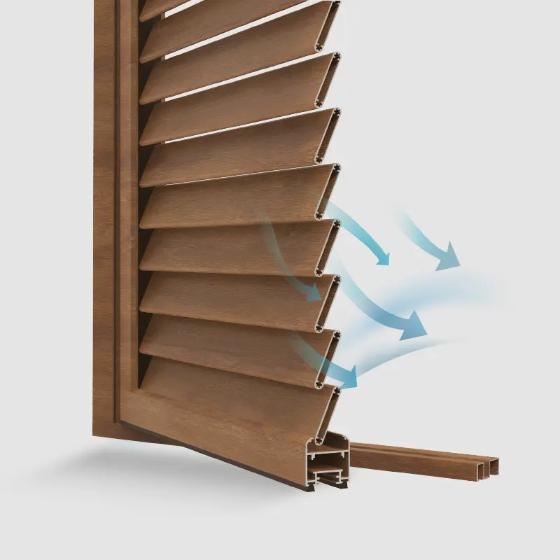 Linea Rossa Bi-fold Shutter System Lr-6000-2