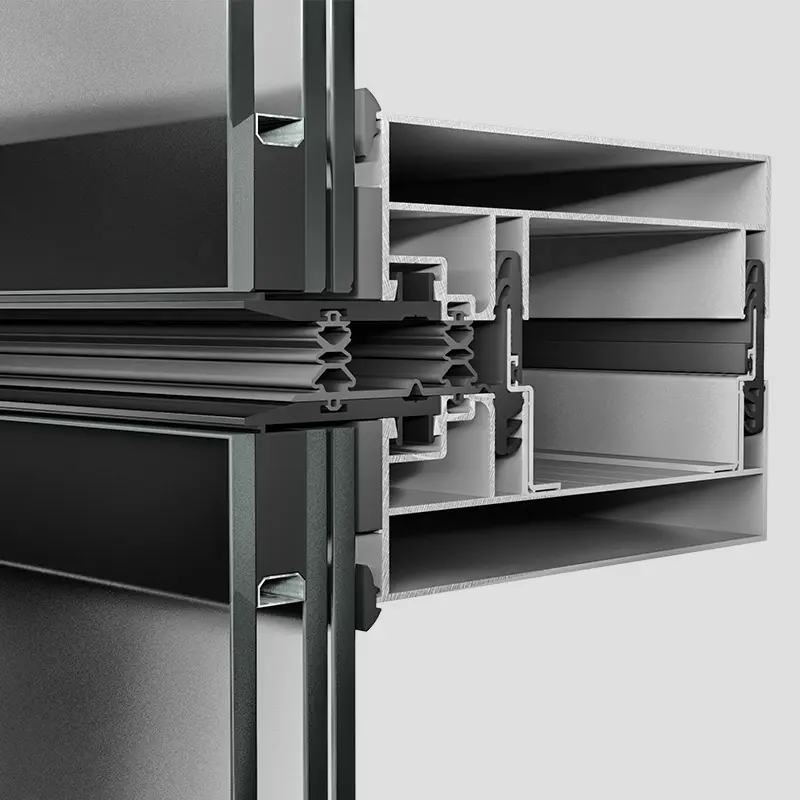 Linea Rossa Curtain Wall System Lr-9500-2